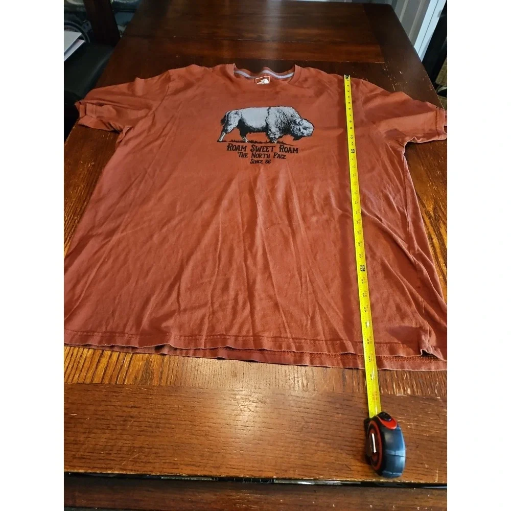 The North Face Shirt‎ Mens XXL Buffalo Roam Sweet Roam Bison Classic Fit (A365)